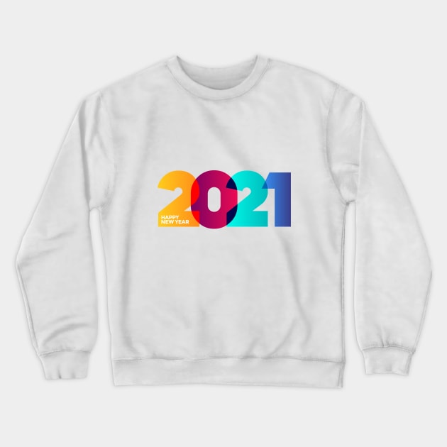 New Year 2021 Crewneck Sweatshirt by Abu Muorad